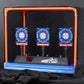 Kids Children Auto-Reset Electronic Shooting Scoring Target Toy with Dart Storage Basket for Soft Bullets Shooting Games