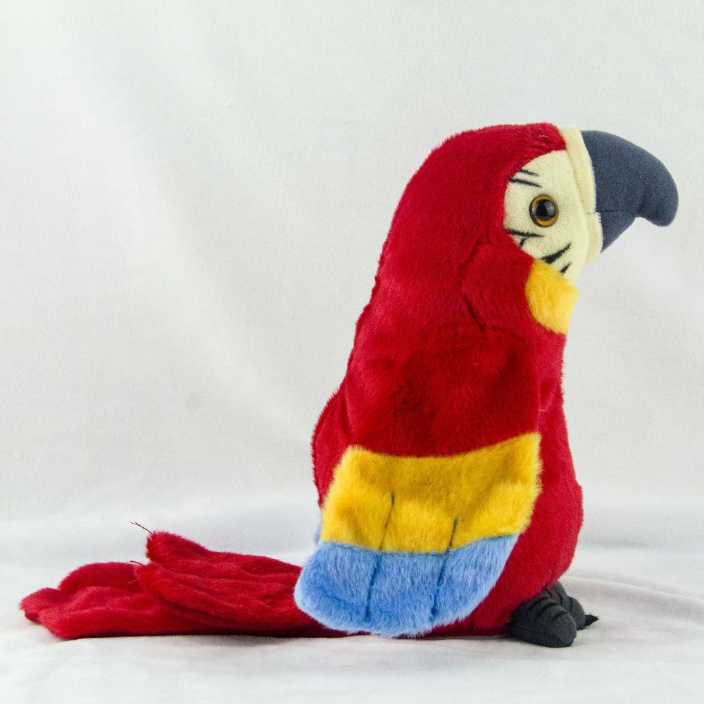 Cute Toy Musical Plush Stuffed Toy Parrot Talking Bird Preschool Kids Baby Toys Cartoon Good Playmate For Kids Education