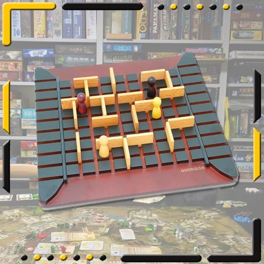 Board Game Quoridor Quizrider Game Abstract Strategy Game For Family And Friends Fun And Entertainment High Quality