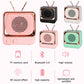 DW02 Portable Bluetooth Speaker Mini Retro TV Style Surround Rechargeable Audio Speaker