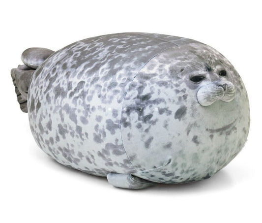 60cm Cute Seal Plush Pillow Stuffed Cotton Plush Animal Toy Cute Ocean Soft Fat Hugging Pillow Pets Animal Plushie Gift