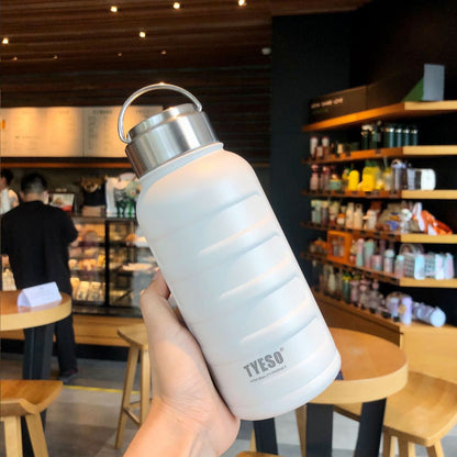 Fashion Tyeso 750ml Sport Thermos Mug Double Stainless Steel Thermal Flask Leak-Proof Tumbler Convenient And Portable