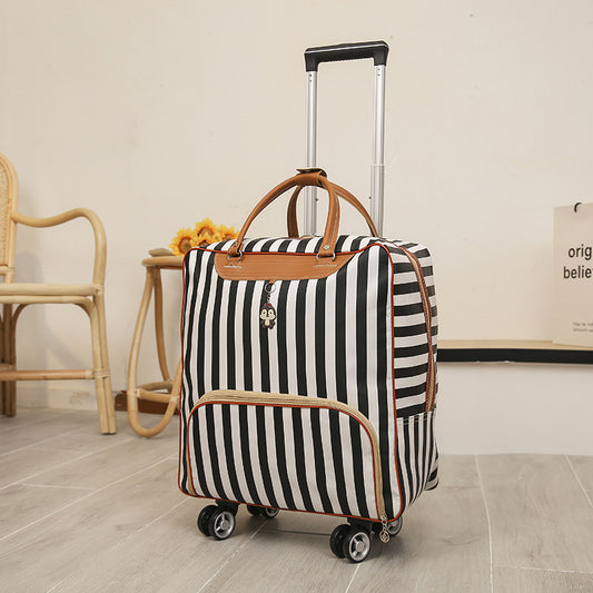 Large Universal Wheel Trolley Bag Waterproof Oxford Cloth Labor-Saving Luggage (4 Wheels Universal)