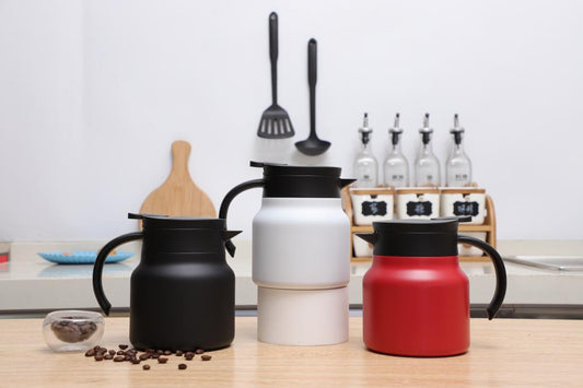 Stewed Teapot Stuffy Brewing Pot Insulation Teapot Stewed Brewing Teapot Household Stainless Steel Tea Set Coffee Pot