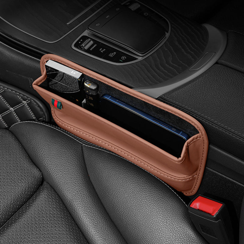 Multifunctional Car Seat Slit Gap Pocket Accessories Mobile Phone Storage Box Car Seat Slot Storage Box Universal Pocket