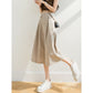 2022 Summer Korean Version Loose Cropped Pants High Waist Wide-leg Pants Slim Female Casual Pleated Casual Capris Skirts
