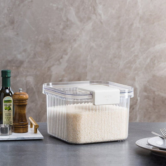 Rice Bucket Insect-Proof Moisture-Proof Sealed Cylinder Box Noodle Flour Storage Tank Household Life Daily Necessities