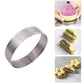 10 Pack Stainless Steel Tart Ring, Heat-Resistant Perforated Cake Mousse Ring, Round Ring Baking Doughnut Tools, 8cm