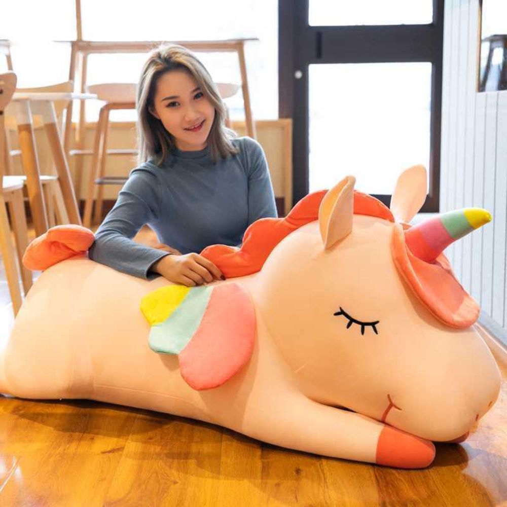 Giant Unicorn Plush Toy Soft Stuffed Dolls Animal Toys For Children Toy High Quality Material Good Choice For Everyone