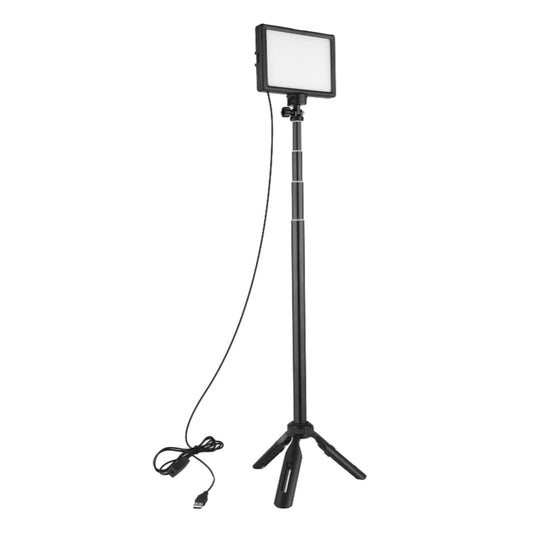 USB LED Video Light Kit Photography Lighting 3200K-5600K 120pcs Beads 14-level Dimmable with 148cm/58in Adjustable Stand