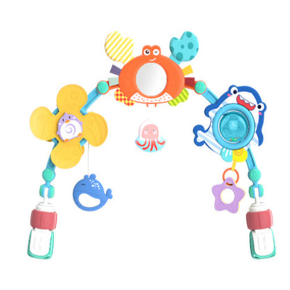 Baby Bed Bell Baby Toy Stroller Arch Musical Rattle Adjustable Clip Crib Mobile Hanging Bed