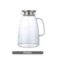 2L Large Capacity High Borosilicate Hydrochloric Acid Glass Jug Heat-resistant Glass Jug Juice Glass Jug Precision Scale With Stainless Steel Filter