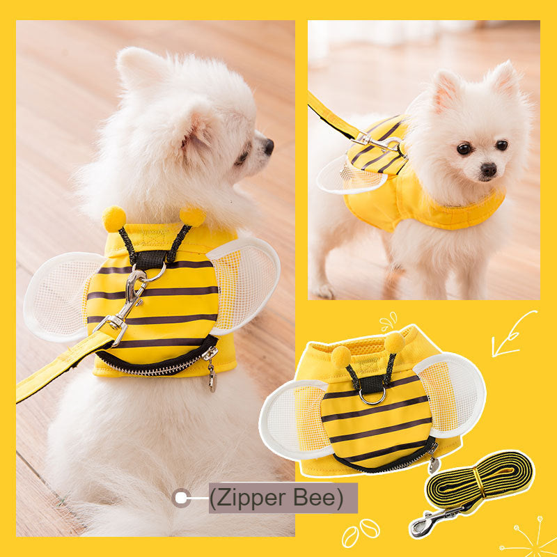 Pets Vest Dog Harness Leash Pet Chest Strap Dog Walking Leash