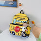 Student Cartoon Backpack Toddler Baby 3-6 years Old Small School Bag Child Cute Car Backpack Baby Boy Bag Lightweight