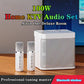 YS-203 Home KTV Audio Set Family Party Karaoke Machine Bluetooth Wireless Dual Microphone Audio Integrated Equipment Sound