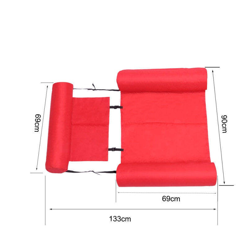 PVC Summer Inflatable Foldable Float Row Swimming Pool Water Hammock Air Mattresses Bed Beach Water Sports Lounge Chair