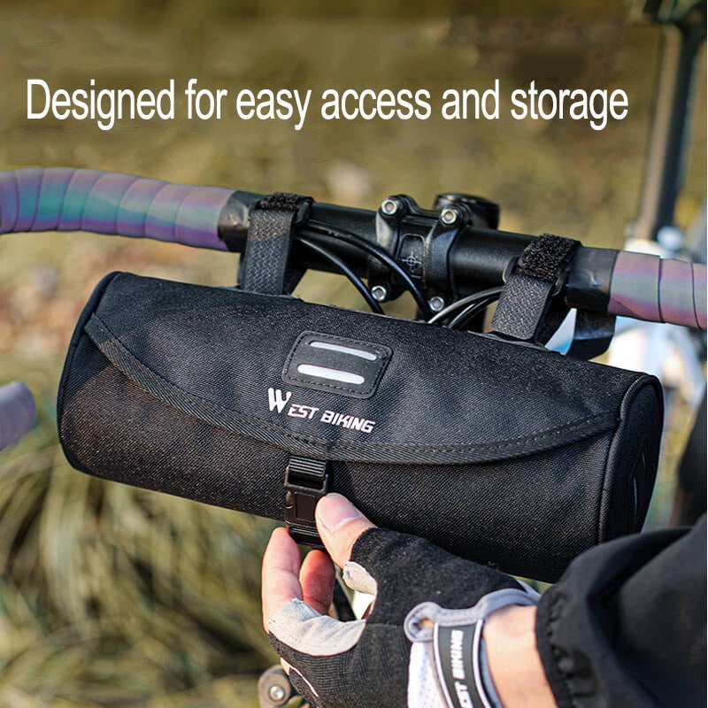 Bicycle Bag Waterproof Mountain Road Bike Handlebar Bag Front Frame Trunk Pannier Cycling Tube Bag Tear Wear Resistant