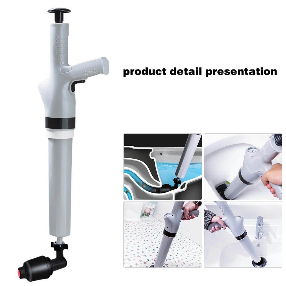 Pipe Plunger Drain Clog Remover High Pressure Air Drain Blaster Gun Toilet Plunger Dredge Toilet Suction for Bathroom