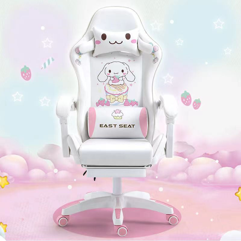 Cute Computer Chair Home Office Chair  Electronic Ergonomics Reclining Lift Gaming Chair For Geek Nerd Gamers Girls