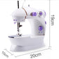 Sewing Machine can power by battery, can add-on Extension Board