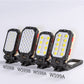 USB Rechargeable Portable LED Flashlight COB Work Light Adjustable Waterproof Camping Lantern Magnet Design ,Built-in Battery