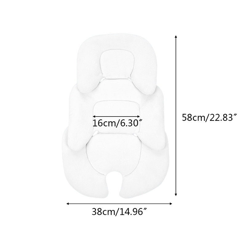 Baby Stroller Cushion Infant Car Seat Insert Head Body Support Pillow Pram Thermal Mattress Mesh Breathable Liner Mat