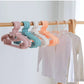 20pcs Portable Cute Clothes Hanger Kid Baby Clothes Coat Plastic Hanger Hook Household Kid Pants Hangers for Clothes Hanger