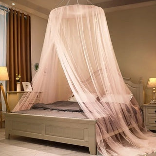 Hung Dome Princess Big Mosquito Net Sexy For King Size Bed Grace White Canopy Home Prevent Insect One Door NEW Circular