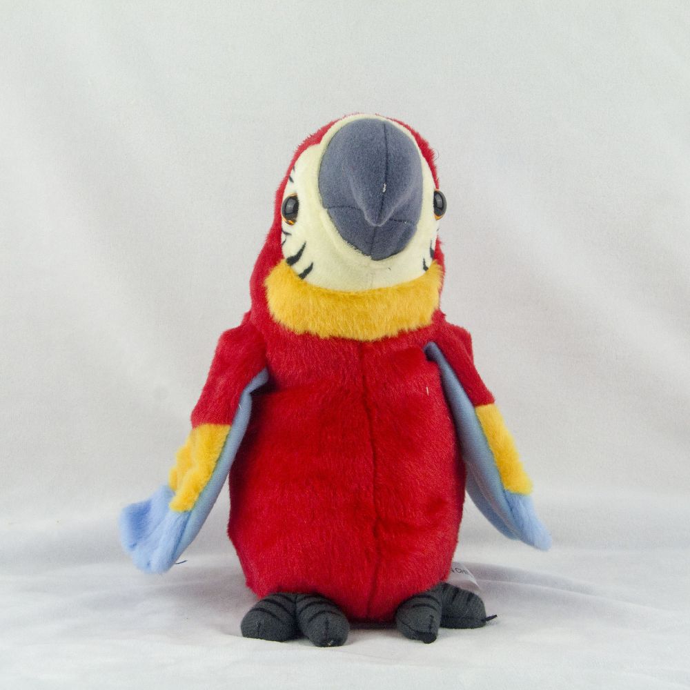 Cute Toy Musical Plush Stuffed Toy Parrot Talking Bird Preschool Kids Baby Toys Cartoon Good Playmate For Kids Education