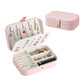 Travel PU Leather Jewelry Box Organizer Girl Velvet Portable Small Stud Earring Necklace Ring Jewelry Box High Quality