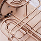 Marble Run Kit DIY Roll Ball Assemble Mechanical Gear Engineering Model Kids Science Educational Toy Gift
