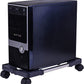 Case Stand Cart for Computer Host - Heavy Duty Desktop Computer Tower Mobile Cart Holder with 4 Caster Wheels Durable