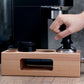 Wooden Coffee Tamper Holder Support Base Espresso Tamper Stand Wood And Natural Material Beautiful Multi Functional Slot
