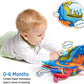 beiens Soft Baby Cloth Books, Touch and Feel Crinkle Books, My First Book, Infants & Toddler Early Development Interactive Toys, Easter Basket Stuffers, Baby Girl & Boy Gift (Dinosaur Tail-1 Book)