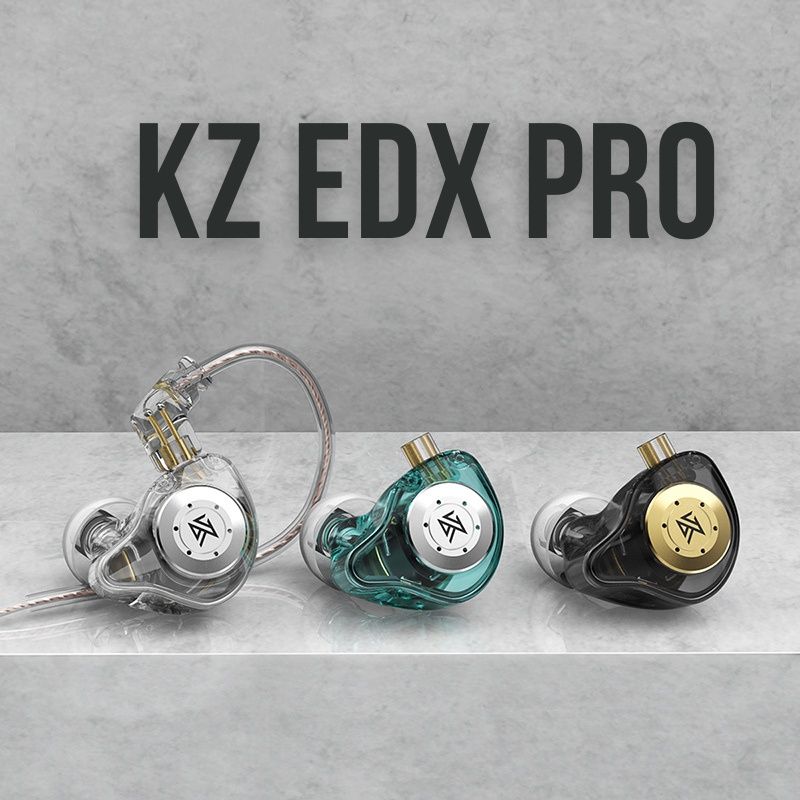 KZ EDX PRO 1DD Dynamic Drive Earphone HIFI Bass Music Earbud Sport Noise Cancelling Headset KZ EDXPRO ZSTX ZSN PRO ZAS