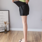 Maternity Shorts for Pregnant Women Summer Fashion Thin Cotton Linen Solid High Waist