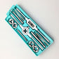12/20pcs Tap And Die Set Tap Wrench Die Handle Screw Thread Threading Tapping Rethread Tool Bolt Screw Extractor