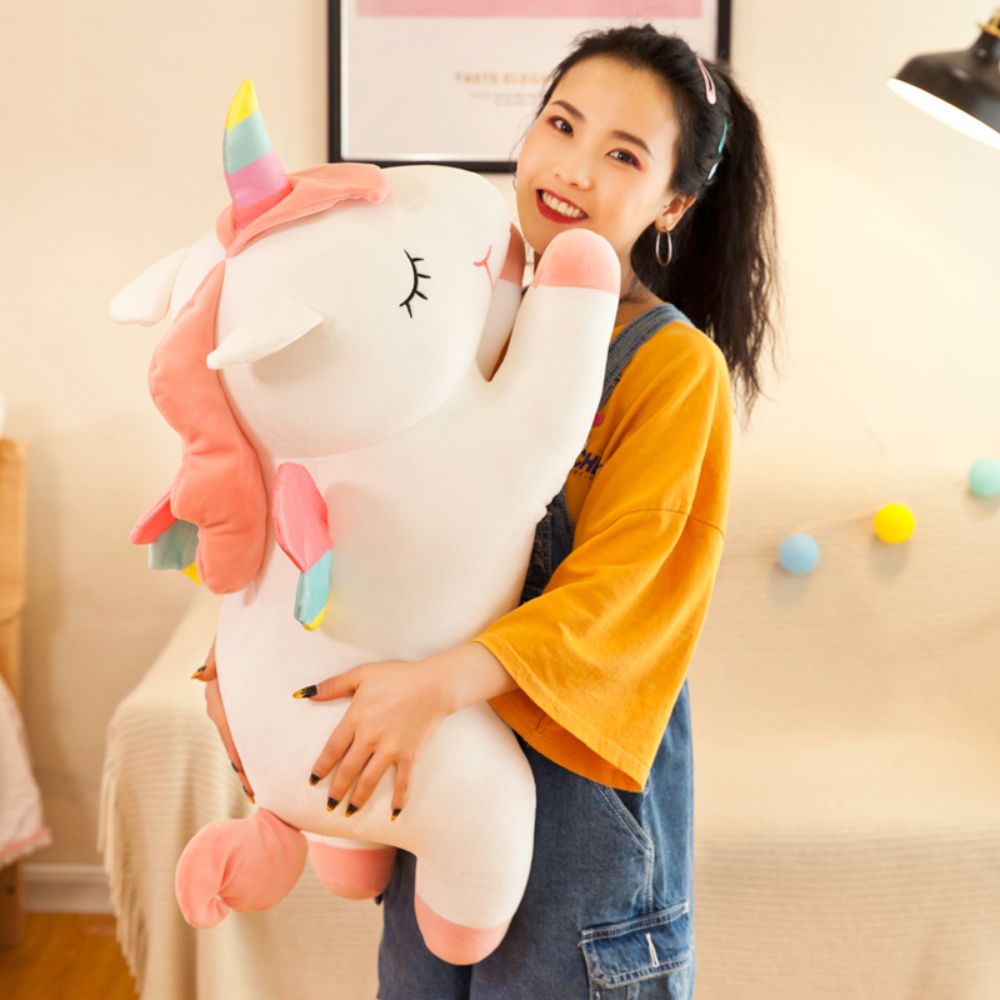 Giant Unicorn Plush Toy Soft Stuffed Dolls Animal Toys For Children Toy High Quality Material Good Choice For Everyone