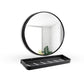 Wall Hanging Round Mirror Bathroom Toilet Living Room Corridor Bedroom Wall Mounted Black Mirror 40/50/60/70cm