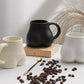 Creative Plump Cup With Sesame Glaze Ceramic Coffee Cup, Fun And Personalized Butt Mug, Niche Design, Korean Minimalist