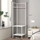 Corner Clothes Rack With Pants Hanger Drying Rack Small House Clothes Hanger Bedroom Bedside Storage Corner Hanging Rack