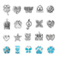 63Pcs DIY Bead Jewelry Making Kit Bracelet Necklace Ring Mermaid Pearl Charms Handmade Pendants and Bangles Toy Box Set