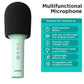 2 in 1 Karaoke Mic With Speaker Bluetooth Wireless Microphone Audio With 4 Sound Modes and 8 Hours Singing Wireless