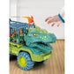 Car Toy Dinosaurs Transport Car Carrier Truck Toy Pull Back Vehicle Dino with Dinosaur Christmas Gift for Kids Children