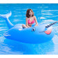 Whale Narwhal Floatie Floating Inflatable Pool Float For Kids Adult Float Raft Water Floating Boat Ride-On Swimming