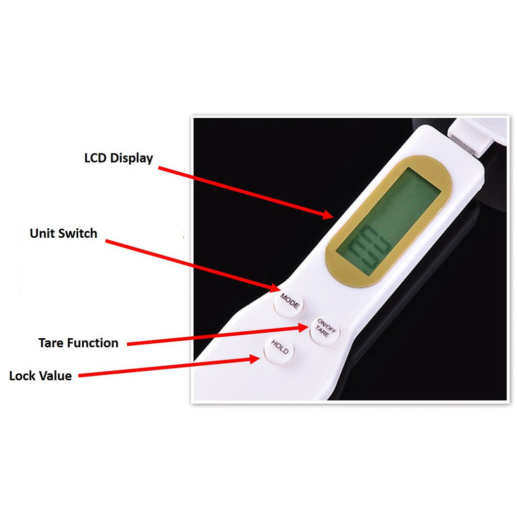 Copy of High Precision Digital LCD Measuring Spoon Weighing Scale Portable Baking Cooking