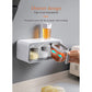 Wall Mount Spice Rack Organizer Sugar Bowl Salt Shaker Seasoning Container Spice Boxes With Spoons Kitchen 3 Cups