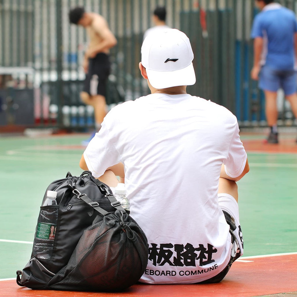 Basketball Backpack Ball Sports Shoulder Bag Football Soccer Volleyball Drawstring Pocket Outdoor Portable Bag