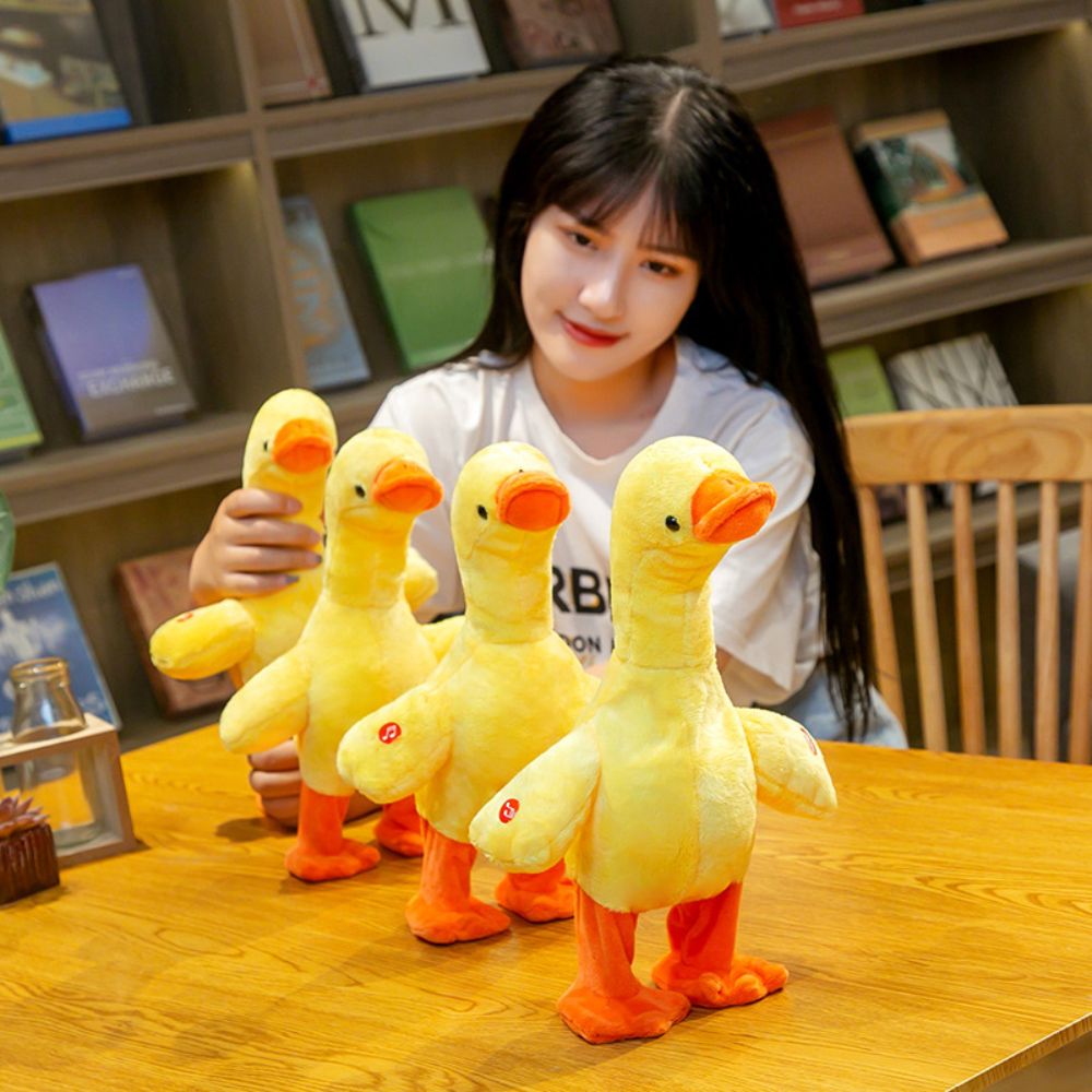 Talking Singing And Walking Duck Musical Duck Toy Dancing With 138 Music Fun Interaction Toy Multiple Functions Safe Kid