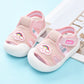 Infant Toddler Sandals Cute Rainbows Pre-walker Shoes 0-3Yrs Baby Girl Boy Rubber Sandals Learn Walking Shoe Lightweight